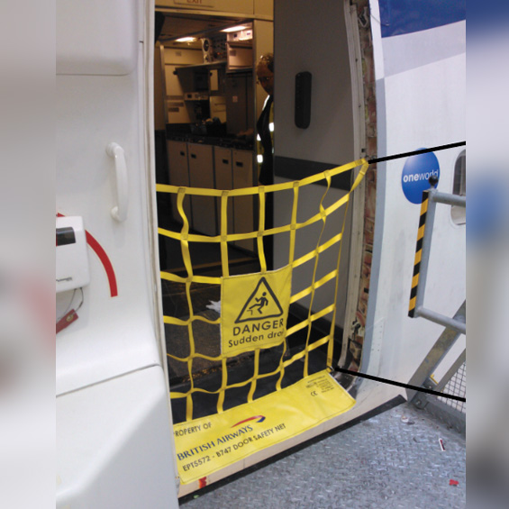 Door Barrier Nets – British Airways B747-400